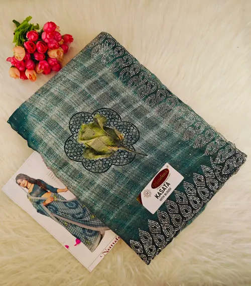 GEOGRATTE STONE WORK SAREES DS03